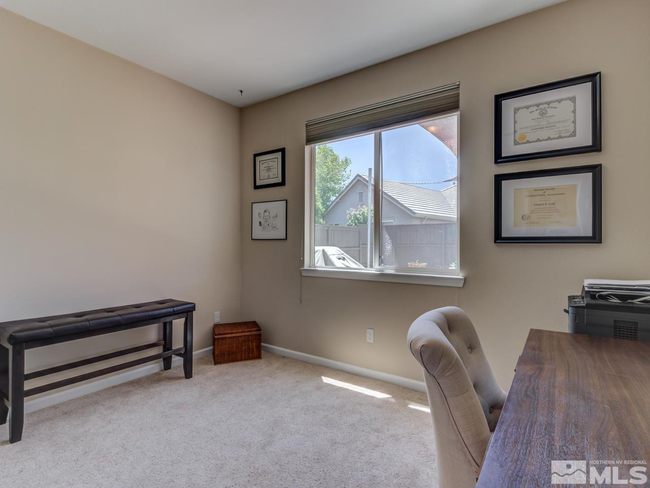 460 Miesque Court Reno, NV 89521 - Photo 13 of 25 a workspace with furniture and a window