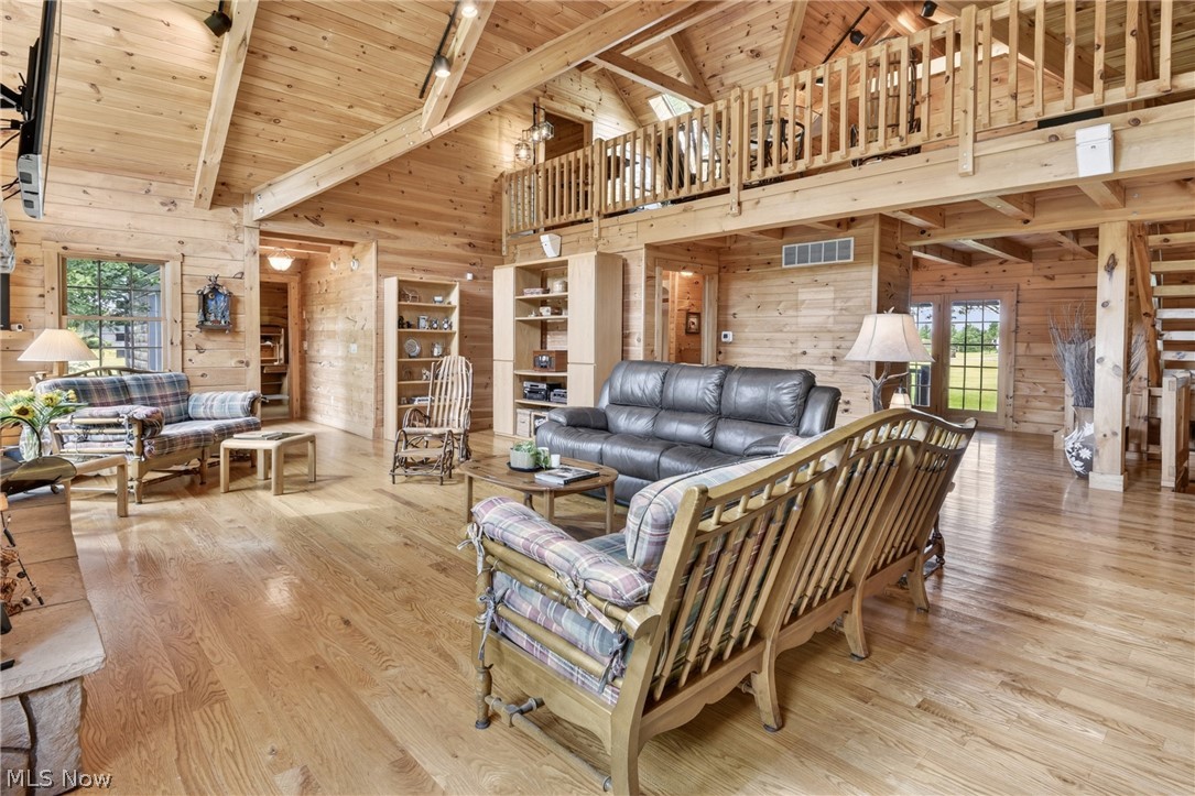 16727 Pitts Road Wellington, OH 44090 - Photo 6 of 50 Great Room with a view to the second floor gathering loft