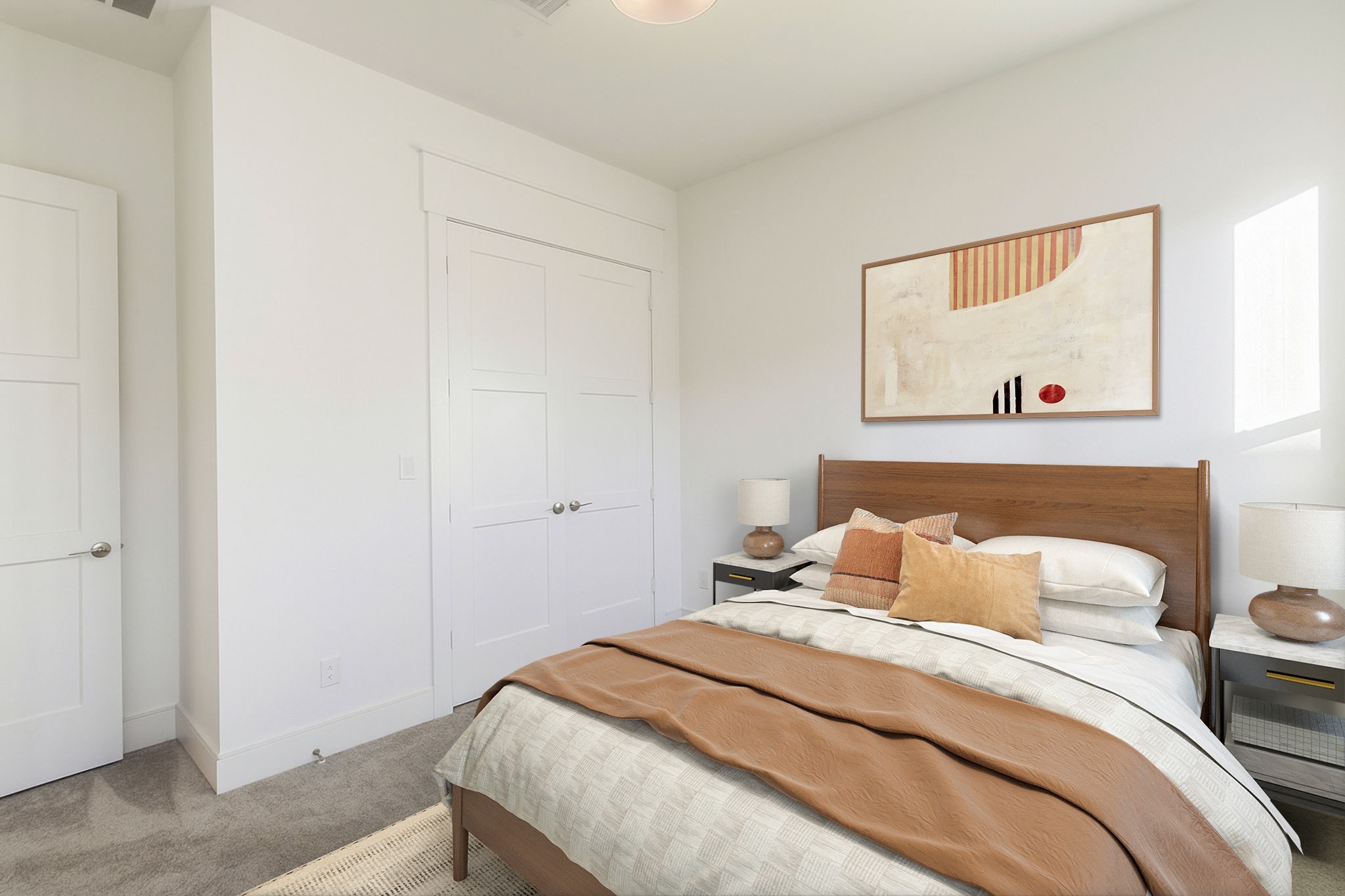 3302 Cardinal Crest Lane Houston, TX 77080 - Photo 32 of 46 a bedroom with a bed and painting on the wall