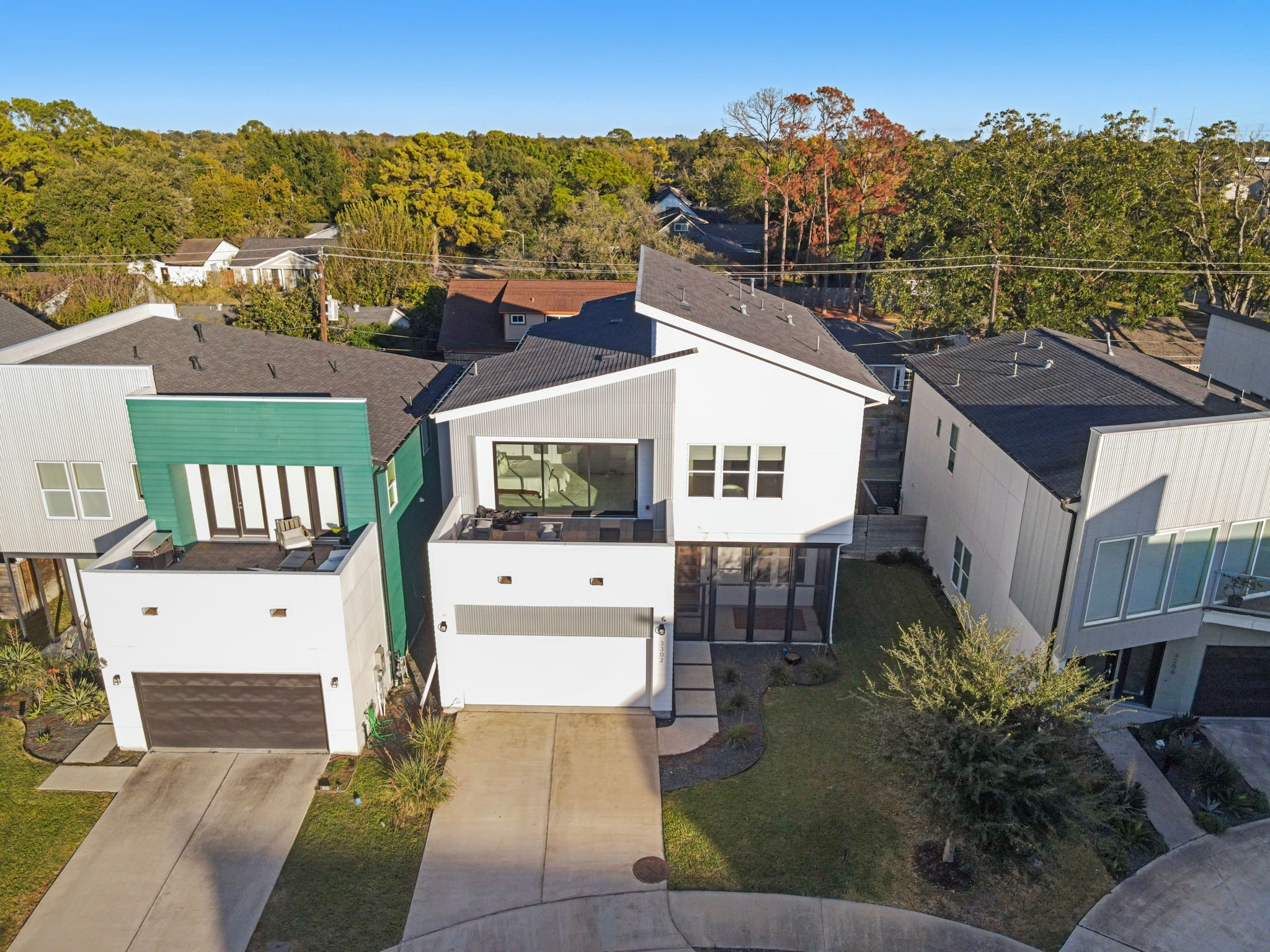 3302 Cardinal Crest Lane Houston, TX 77080 - Photo 43 of 46 an aerial view of a house with a yard