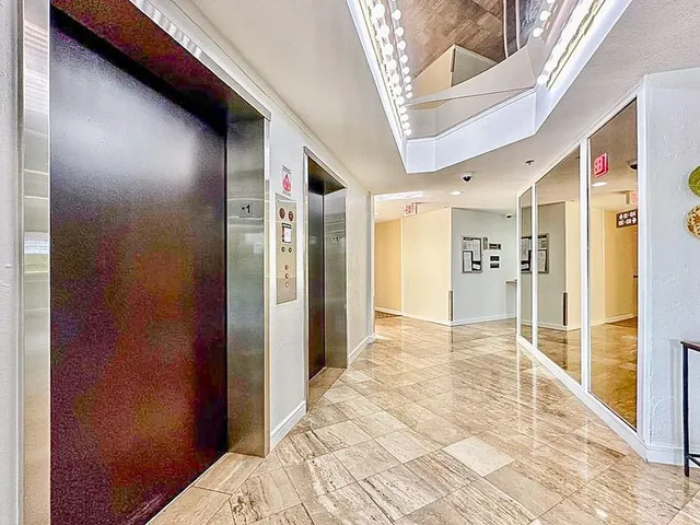 a view of a door and an outdoor space