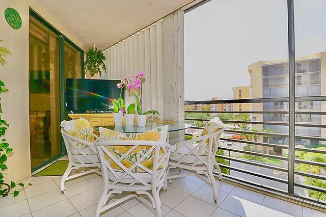 a view of a outdoor seating area