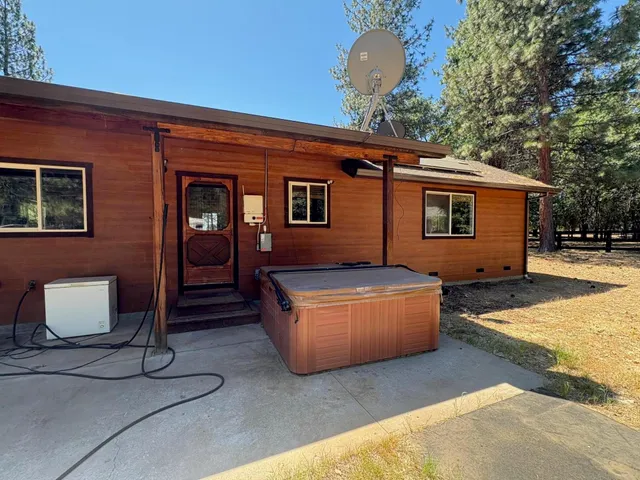 a view of park benches