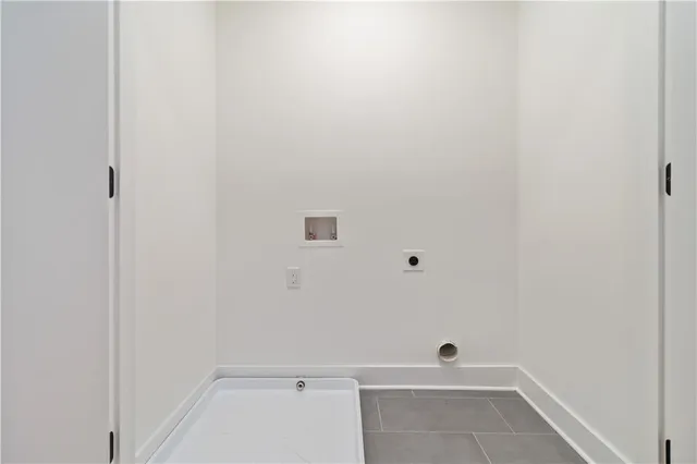 a view of staircase with large window