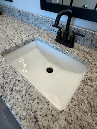 a close view of sink