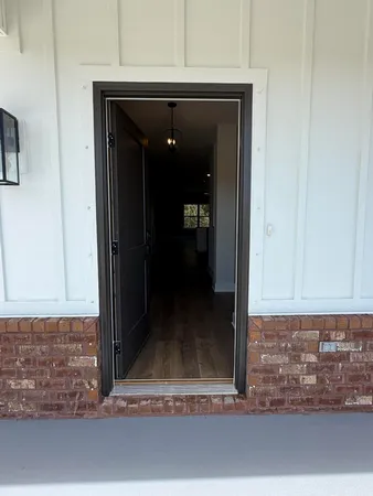 a closeup of a mirror