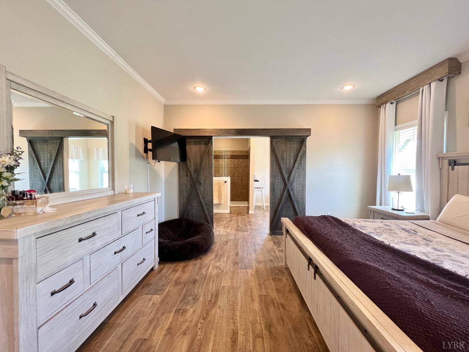 2747 Five Forks Road Bedford, VA 24523 - Photo 21 of 40 a spacious bathroom with double vanity and a large mirror