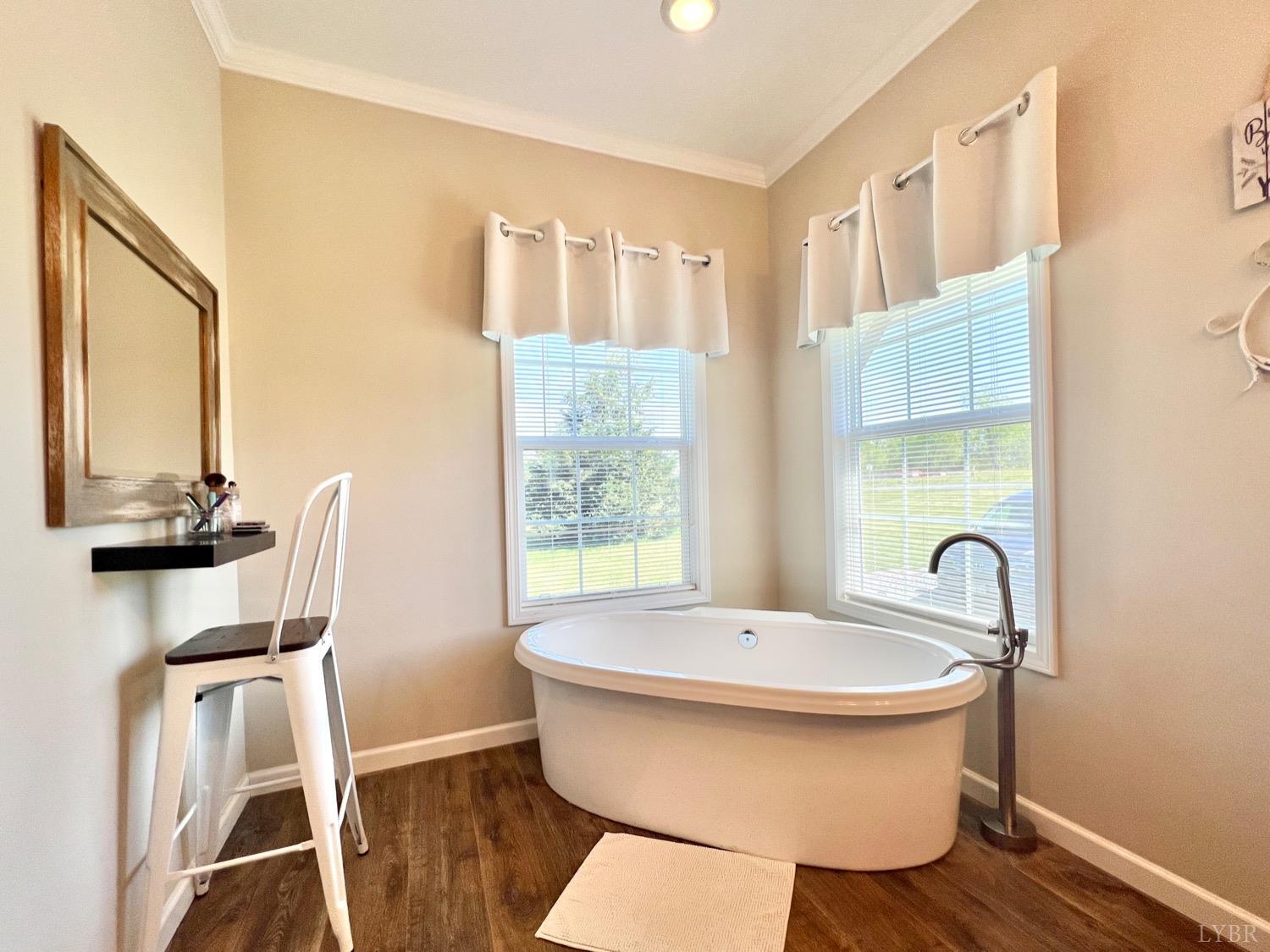 2747 Five Forks Road Bedford, VA 24523 - Photo 23 of 40 a bathroom with a sink and a mirror