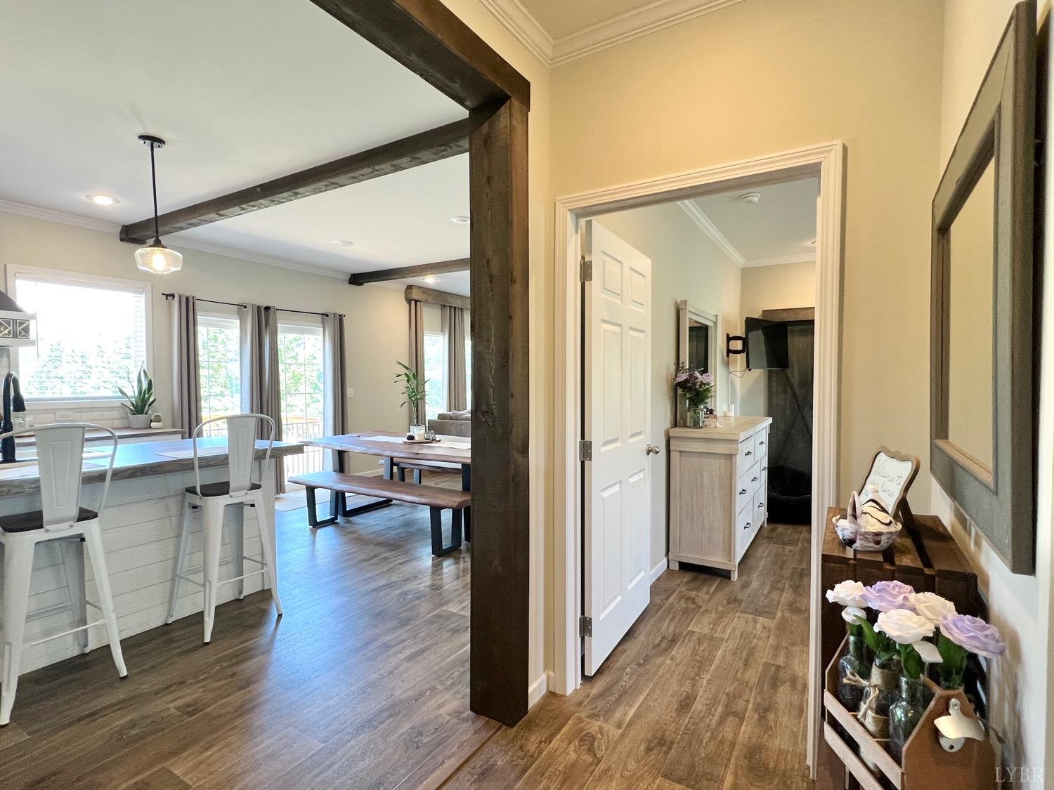 2747 Five Forks Road Bedford, VA 24523 - Photo 9 of 40 a view of a living room and dining room
