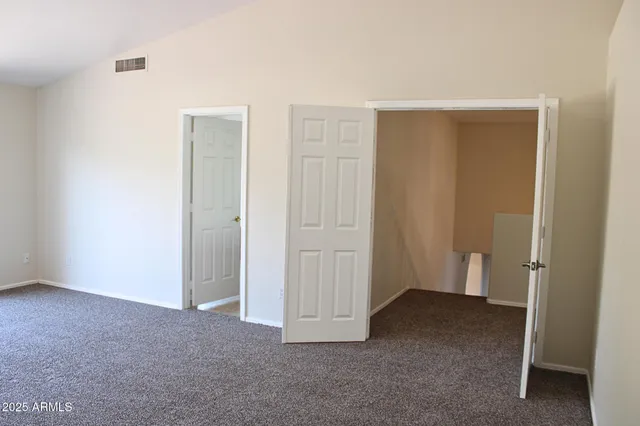 a view of an empty room