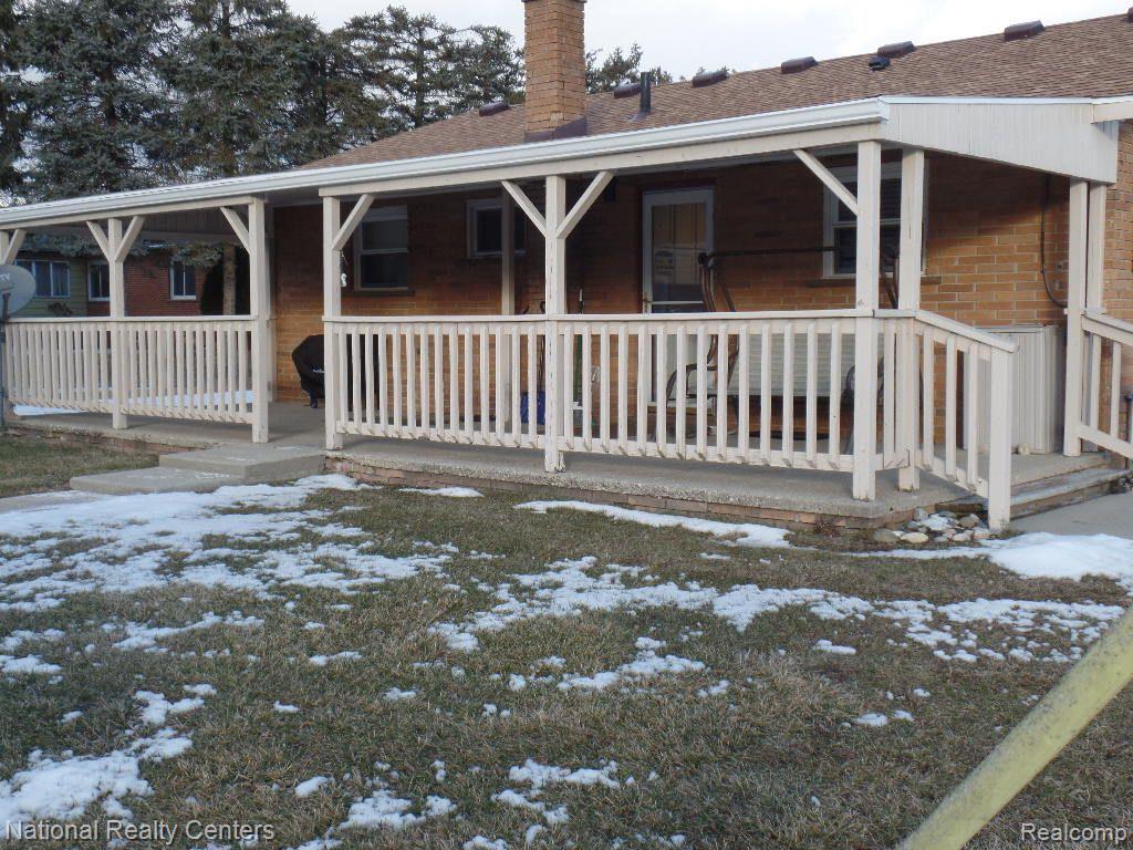 5877 Gotfredson Road Plymouth, MI 48170 - Photo 29 of 31 Back Covered Patio