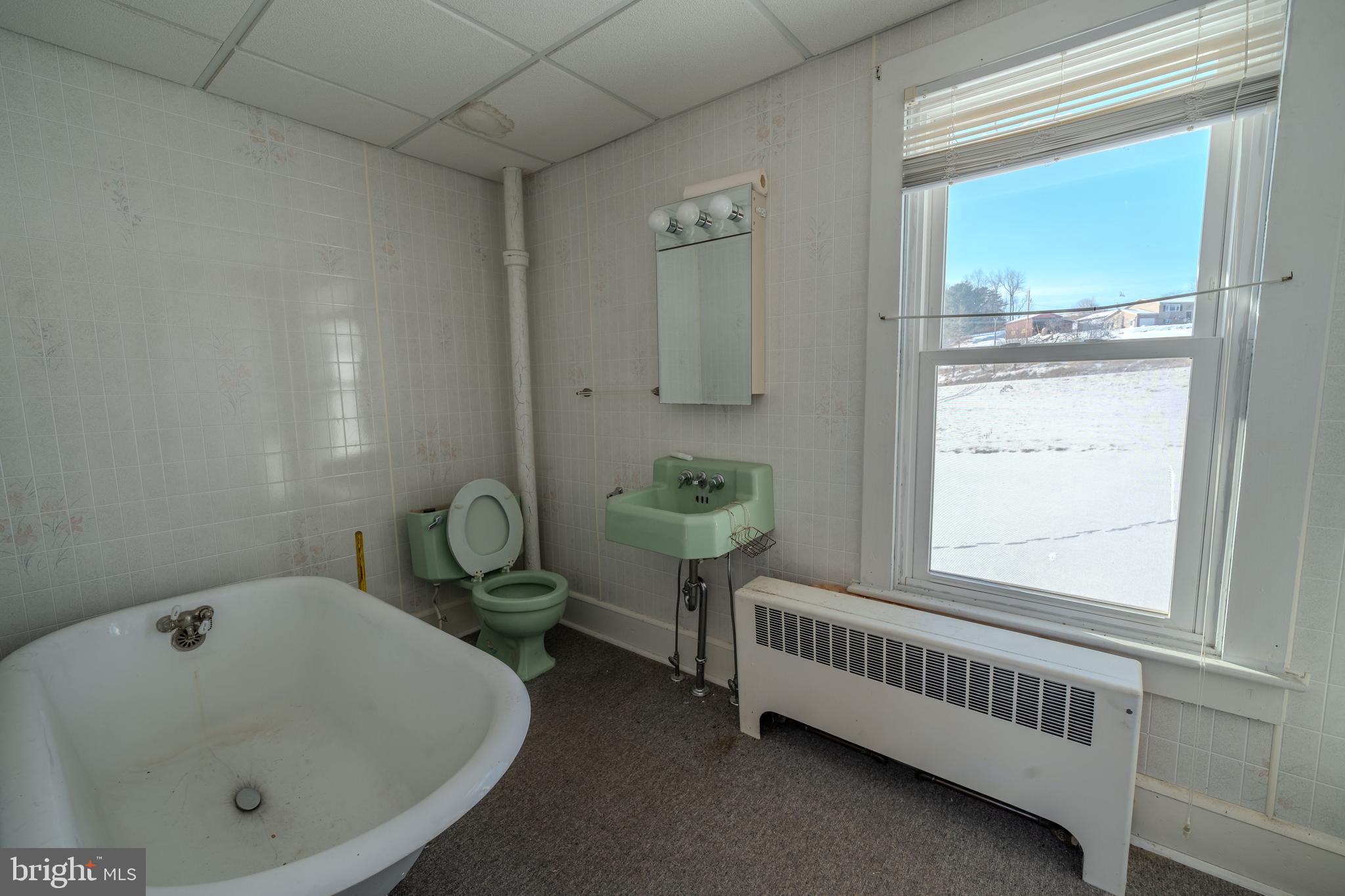 7606 Rose Valley Road Trout Run, PA 17771 - Photo 31 of 52 a bathroom with 2 sink and a bathtub