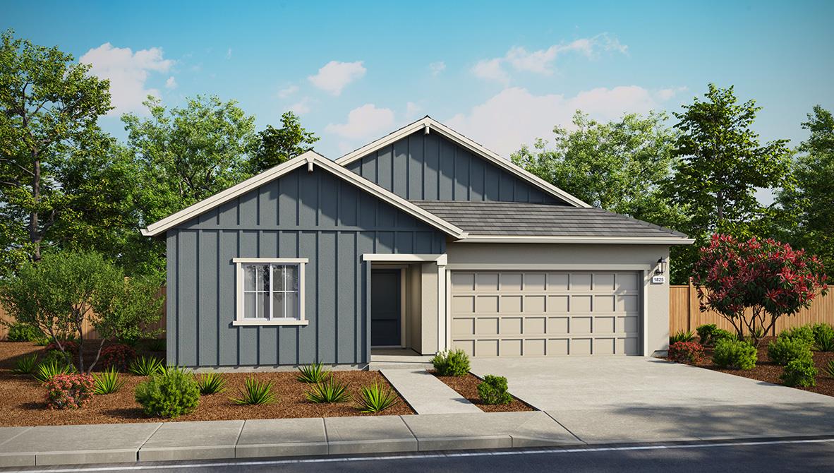 8089 Trapper Rnch Road Roseville, CA 95747 - Photo 1 of 1 a front view of a house with a garden