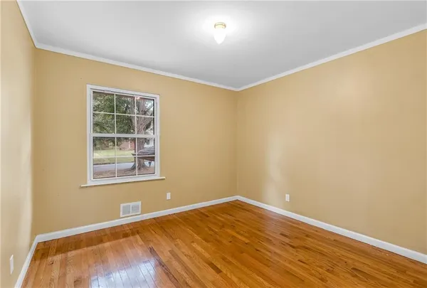 a view of an empty room