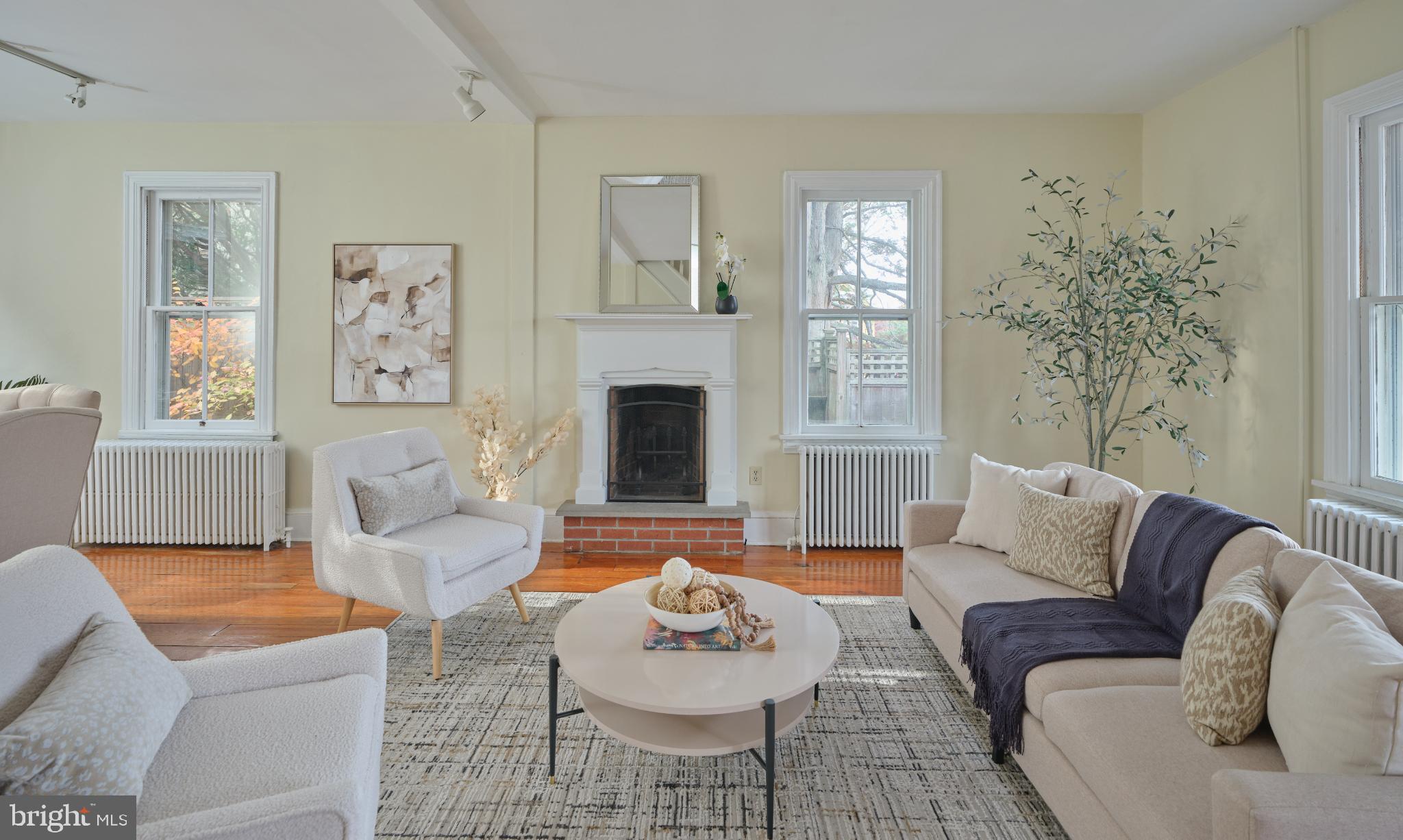 3697 River Road Lumberville, PA 18933 - Photo 5 of 26 Bright and airy living space with charm.