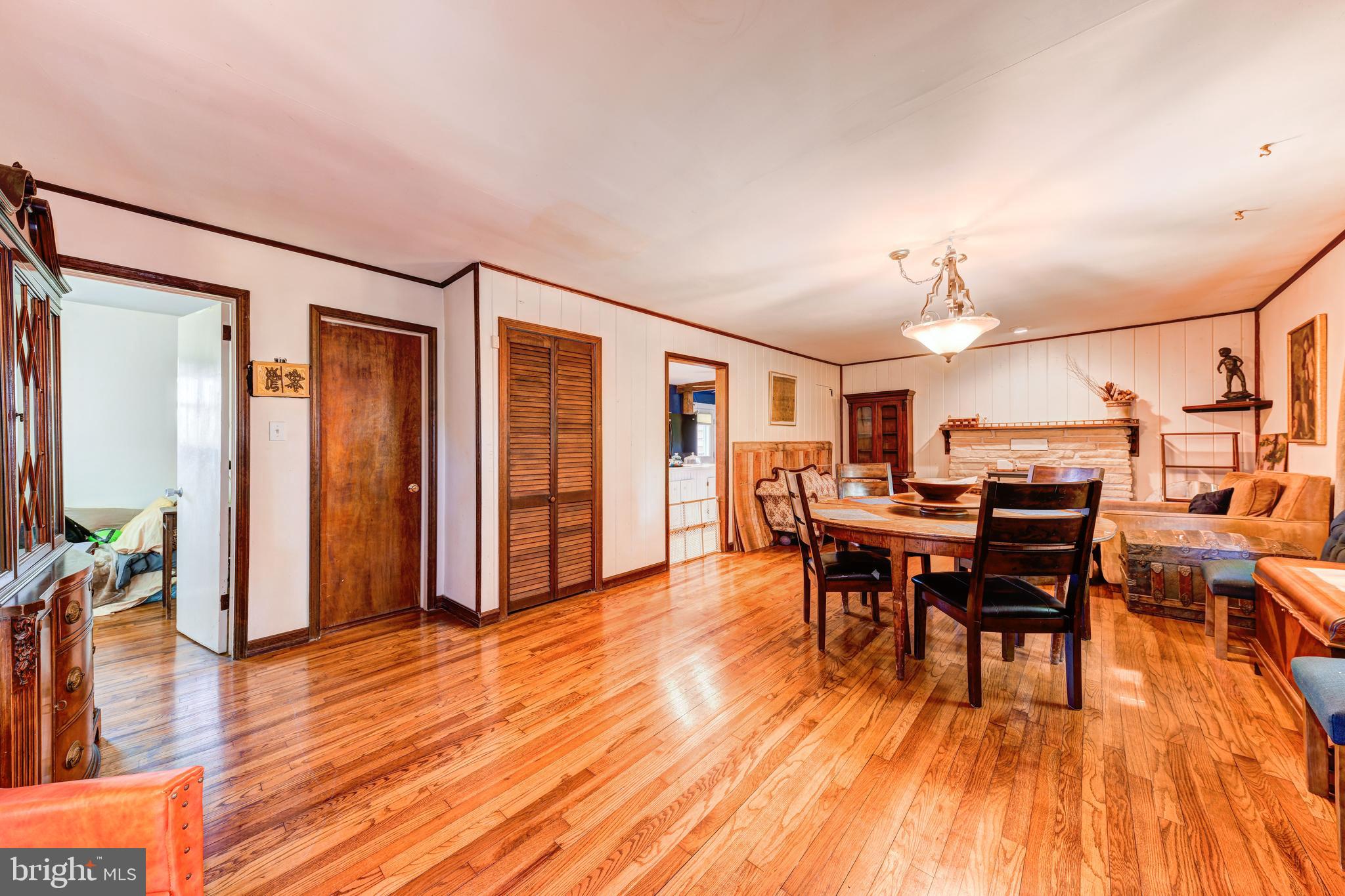 521 Mill Road Hatfield, PA 19440 - Photo 14 of 47 Dining Room with Wood burning Insert Fireplace