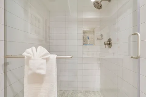 a view of a walk in closet