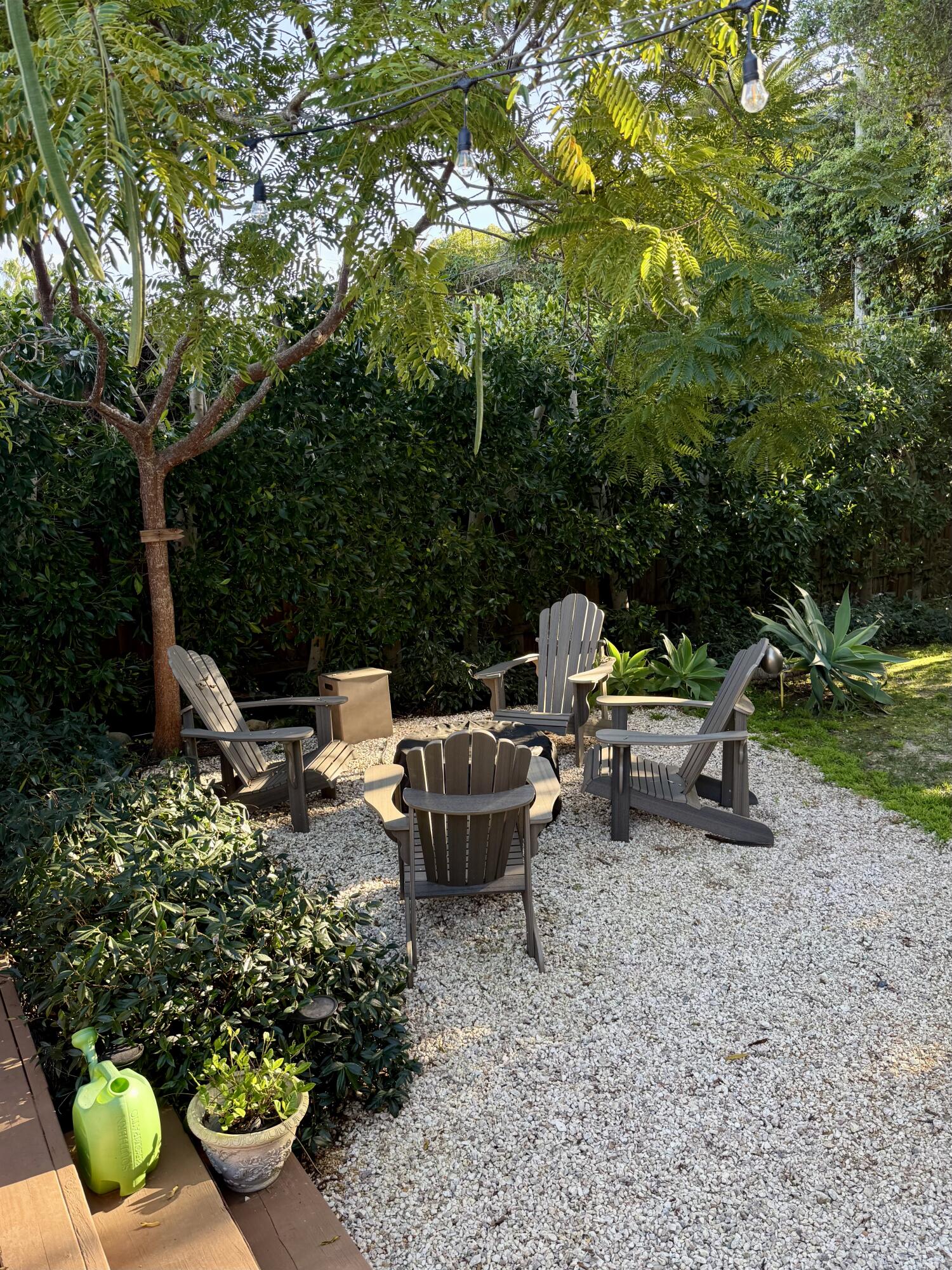 1353 Pacific Santa Barbara, CA 93109 - Photo 8 of 14 a view of a backyard with plants and chairs