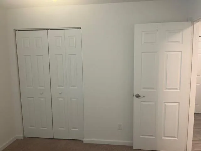 a view of a closet area