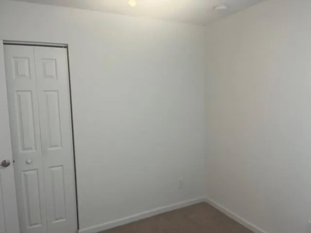 a small space with a door