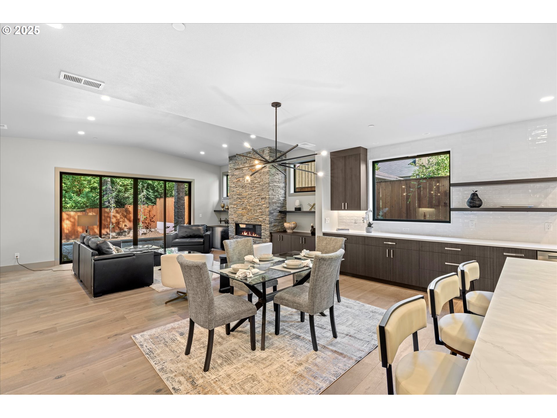 15003 Twin Fir Road Lake Oswego, OR 97035 - Photo 13 of 42 a view of a dining room with furniture window and outside view