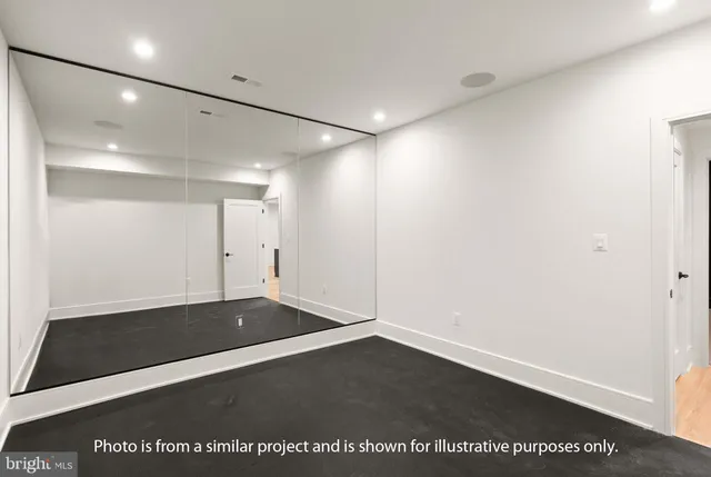 a view of an empty room