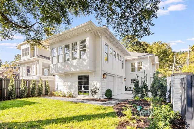 a view of a house with a swimming pool