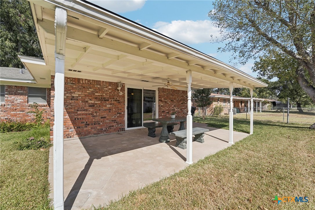 2205 South 53rd Street Temple, TX 76504 - Photo 35 of 44 a view of a house with backyard and porch