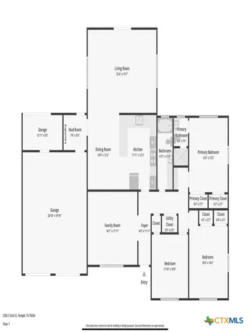 $220,165 | 2205 South 53rd Street, Temple, TX 76504