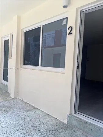 a view of front door