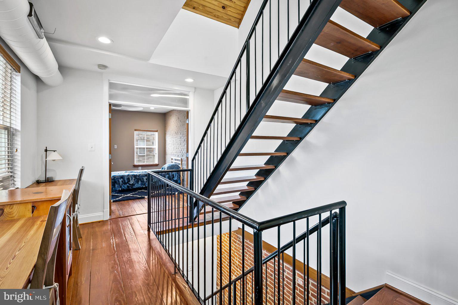 1243 Riverside Avenue Baltimore, MD 21230 - Photo 32 of 81 3rd floor stairs to rooftop deck