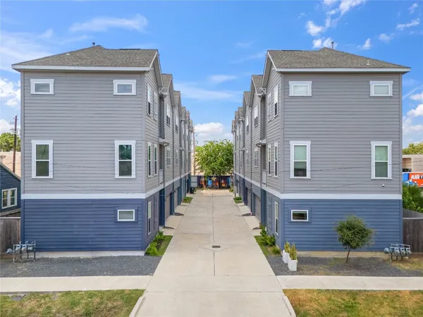 a view of a house with a large windows
