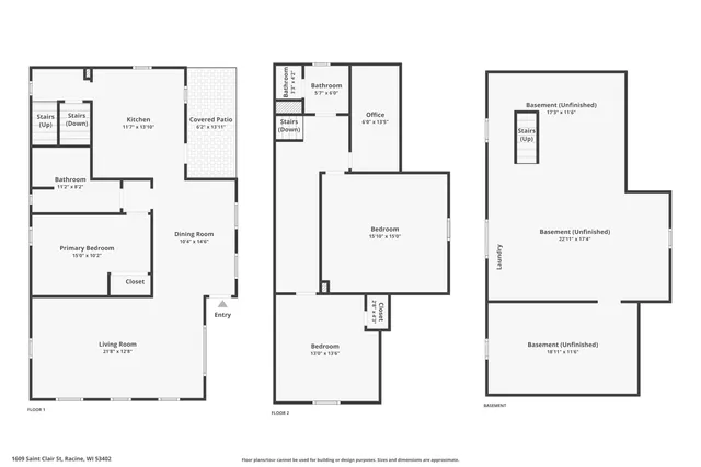 $199,000 | 1609 St Clair Street, Racine, WI 53402