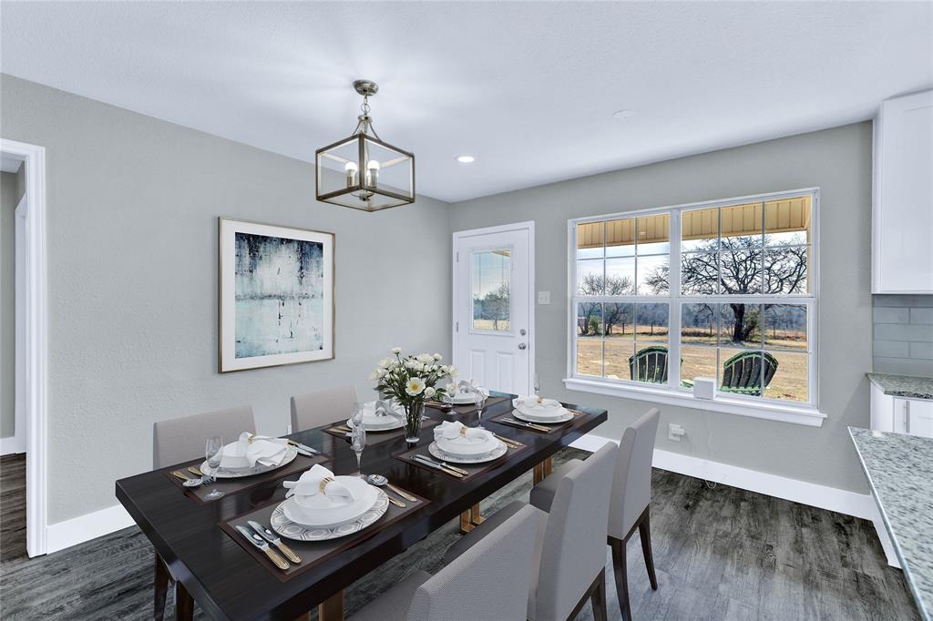 566 McCraw Lane Denison, TX 75021 - Photo 4 of 25 a view of a dining room with furniture window and outside view