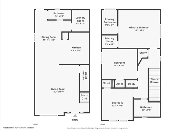 $360,000 | 1706 Sand Hills Drive, Cedar Park, TX 78613