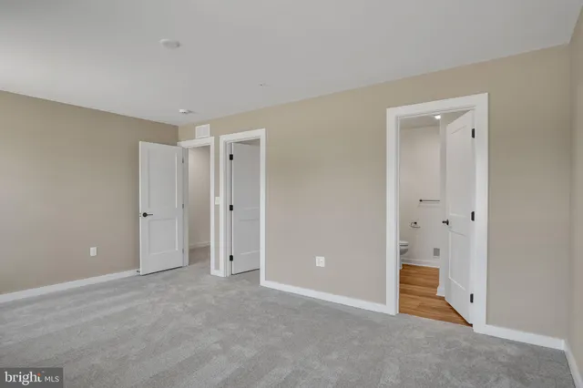 a view of an empty room