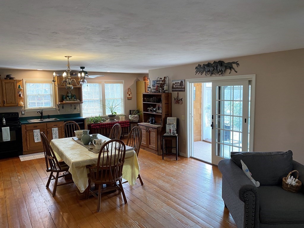 45 Old Gilbertville Road Ware, MA 01082 - Photo 20 of 38 a view of a dining room with furniture window and wooden floor