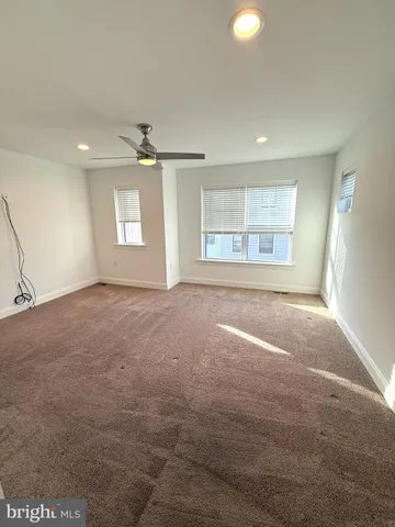 a view of a window in an empty room