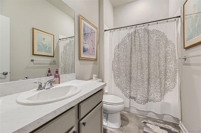 a close view of closet