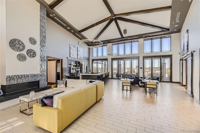 a view of a building with a outdoor space