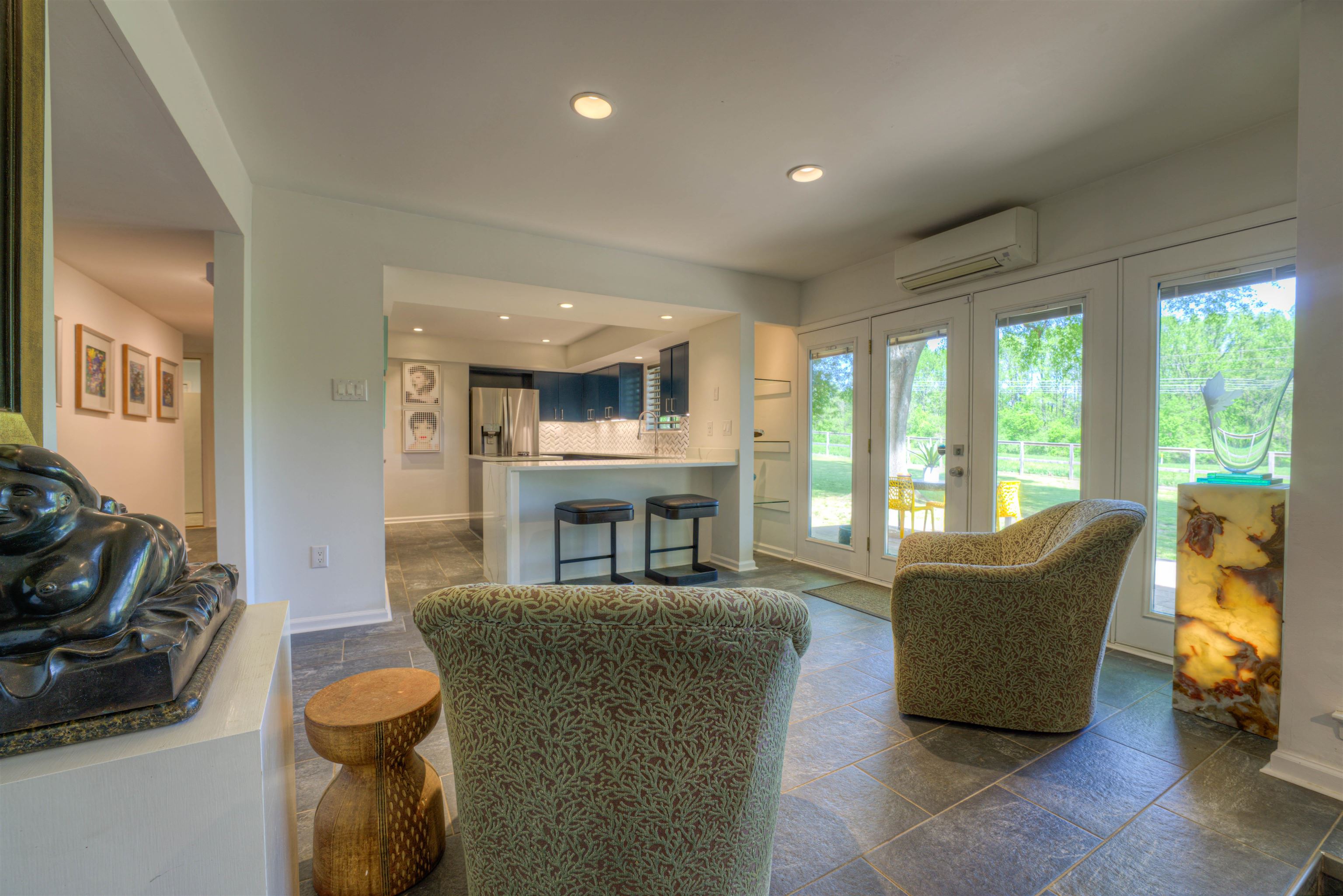 6921 Tangleberry Cove Memphis, TN 38119 - Photo 7 of 39 a living room with furniture and a fireplace
