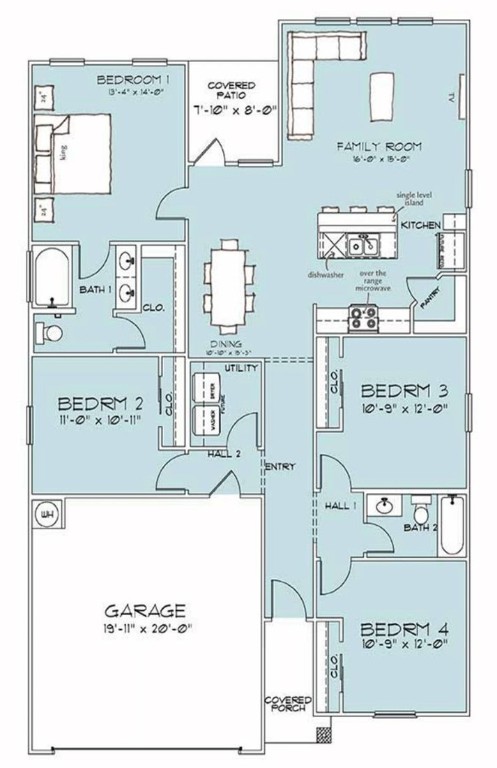 6408 Raleigh Loop College Station, TX 77845 - Photo 3 of 12 View of room layout