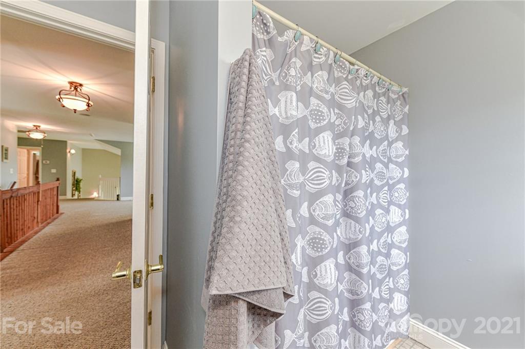350 Curlee Road Polkton, NC 28135 - Photo 32 of 44 a view of bathroom with shower and mirror