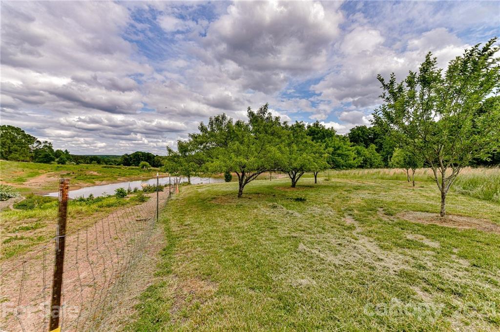 350 Curlee Road Polkton, NC 28135 - Photo 43 of 44 a view of a lake with a yard