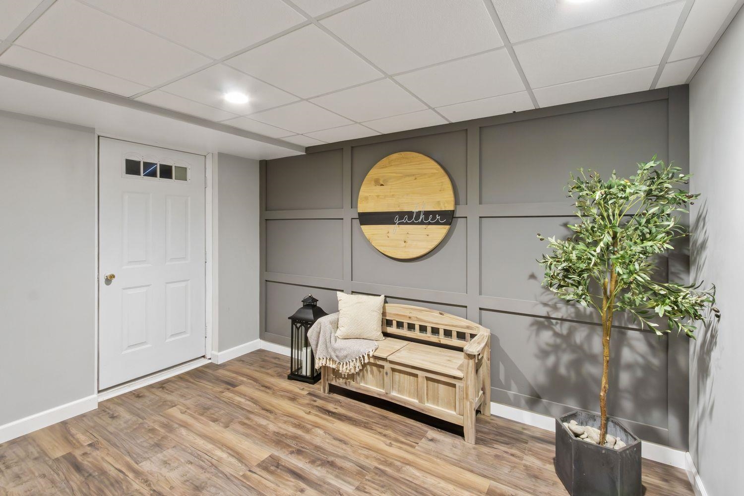 29124 Plautz Road Rock Falls, IL 61071 - Photo 23 of 45 a view of a room with a wooden floor and a potted plant