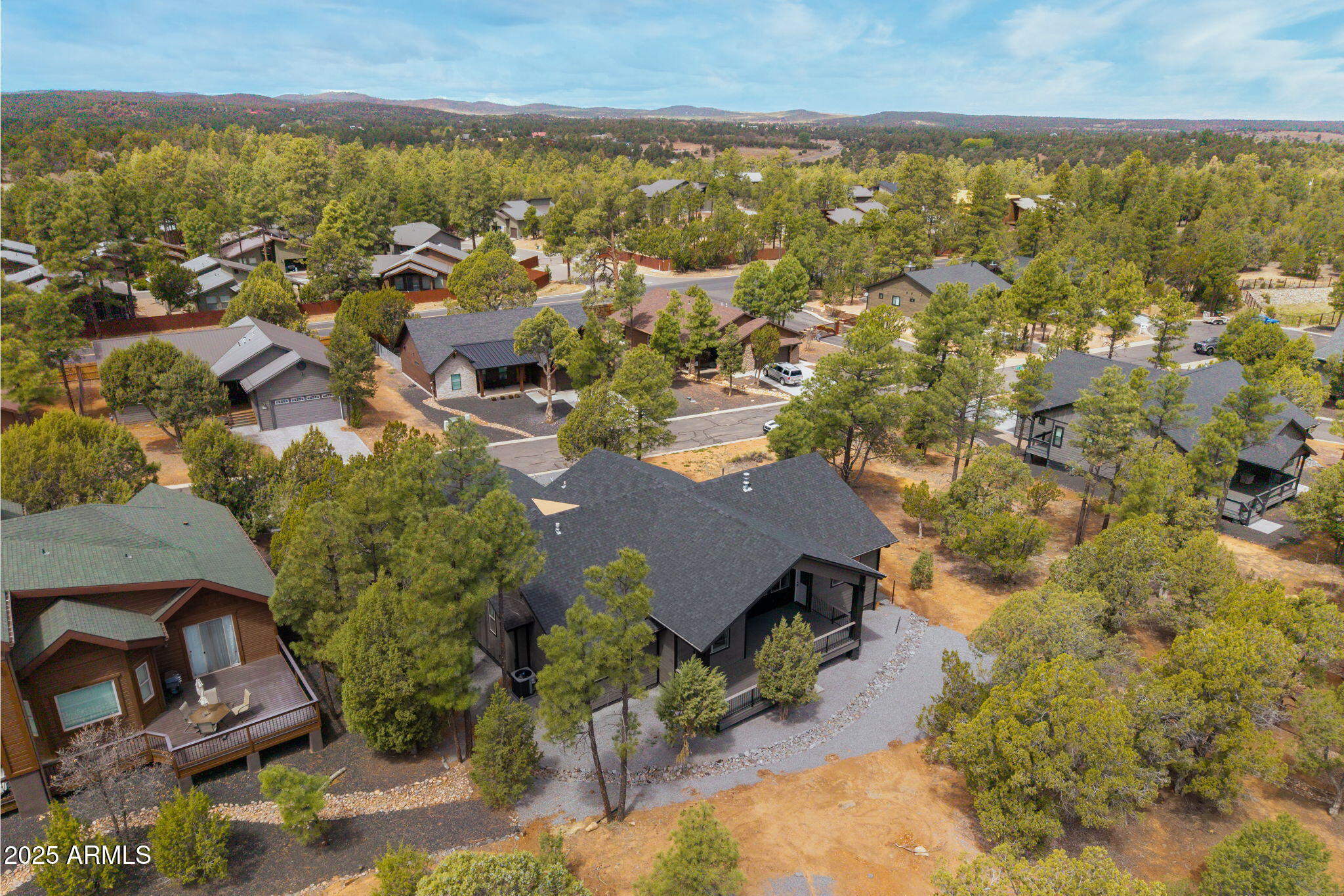 2701 North Eagle View Circle Show Low, AZ 85901 - Photo 35 of 49 an aerial view of residential houses with outdoor space