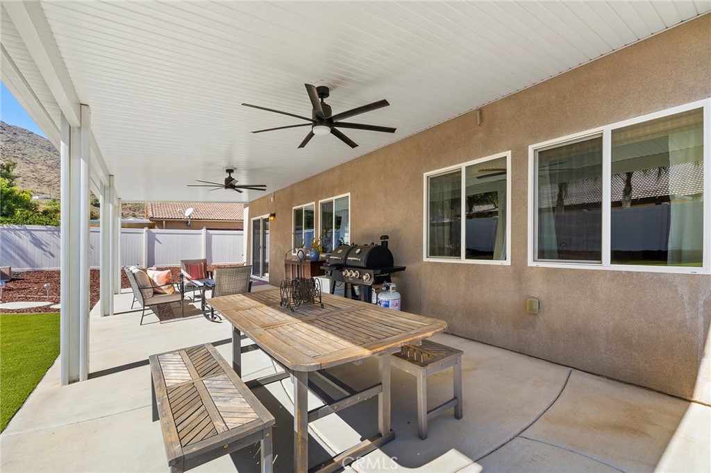 33185 Big Range Drive Winchester, CA 92596 - Photo 41 of 54 a view of a dining room with furniture window and outside view