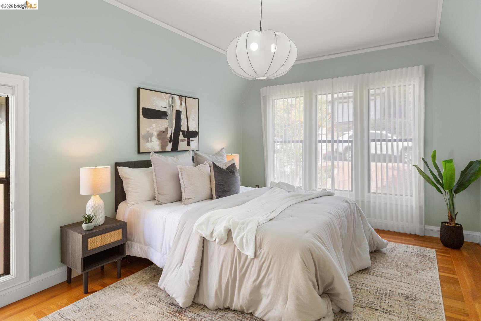 22 Windsor Avenue Kensington, CA 94708 - Photo 20 of 30 a bedroom with bed and a large window