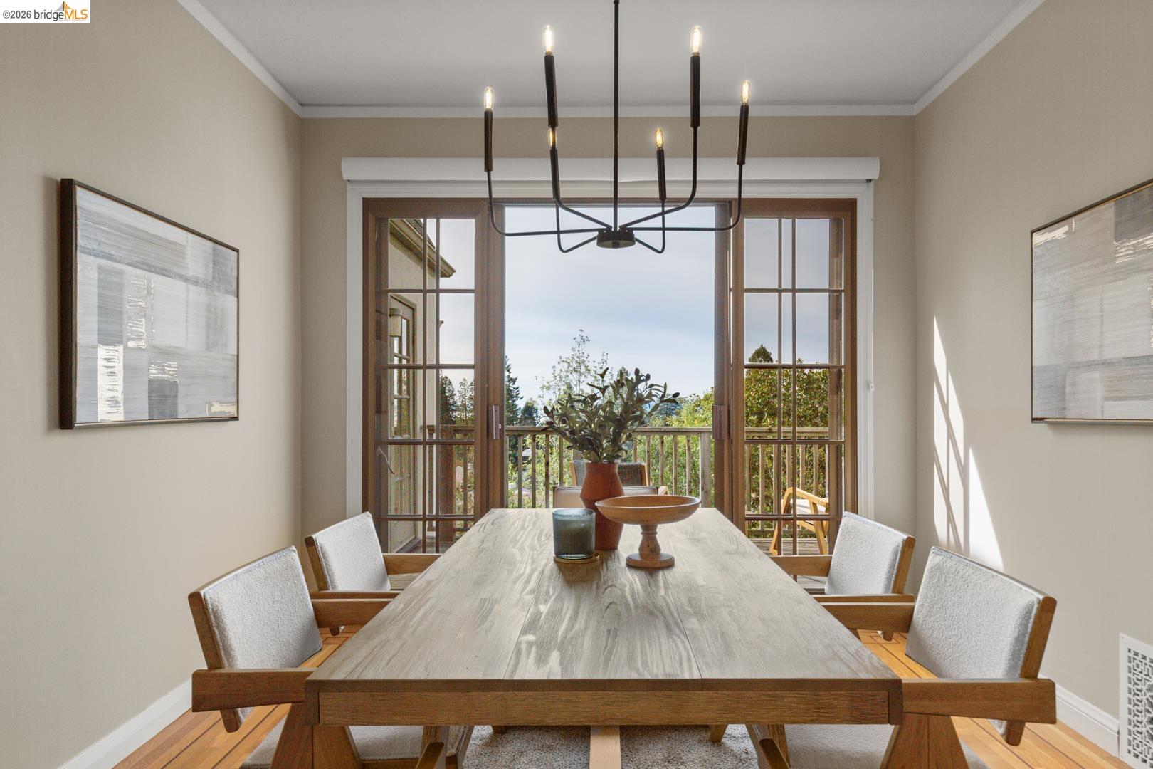 22 Windsor Avenue Kensington, CA 94708 - Photo 10 of 30 a view of a dining room with furniture window and wooden floor