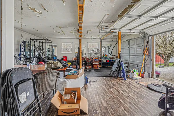 a very nice looking room with a large window